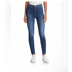 Women's Mother Blue The Super Stunner Ankle Skinny Jeans Size 26